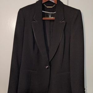 White House Black Market Black Woman''s Tux Jacket